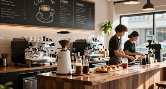 efficient coffee bar design