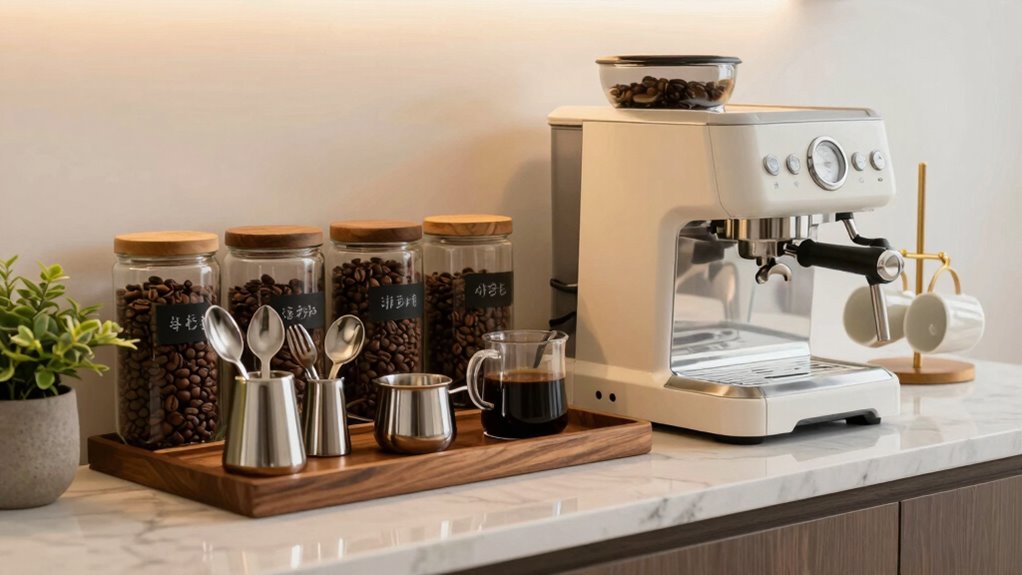 efficient coffee station layout