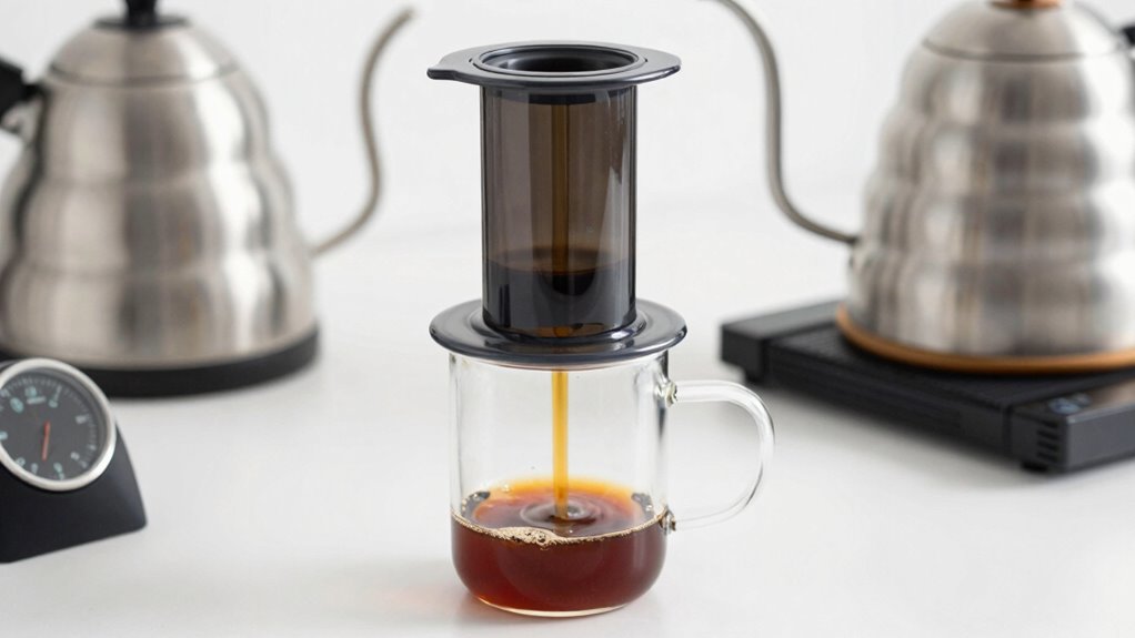 efficient consistent aeropress brewing