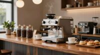 effortless guest coffee setup