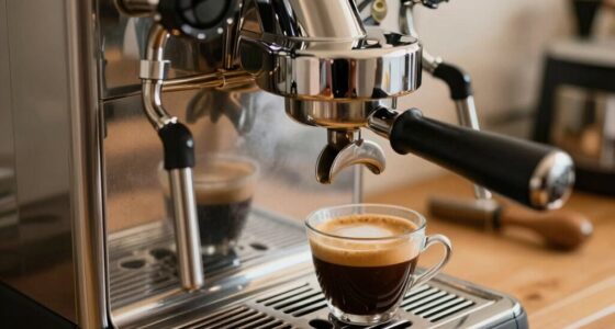 espresso machine drainage setup