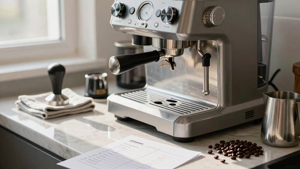 espresso machine safety checklist