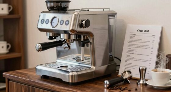 espresso machine space guidelines