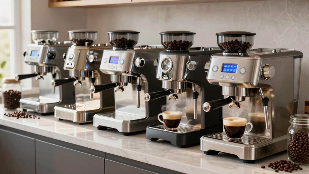 espresso machines with grinders