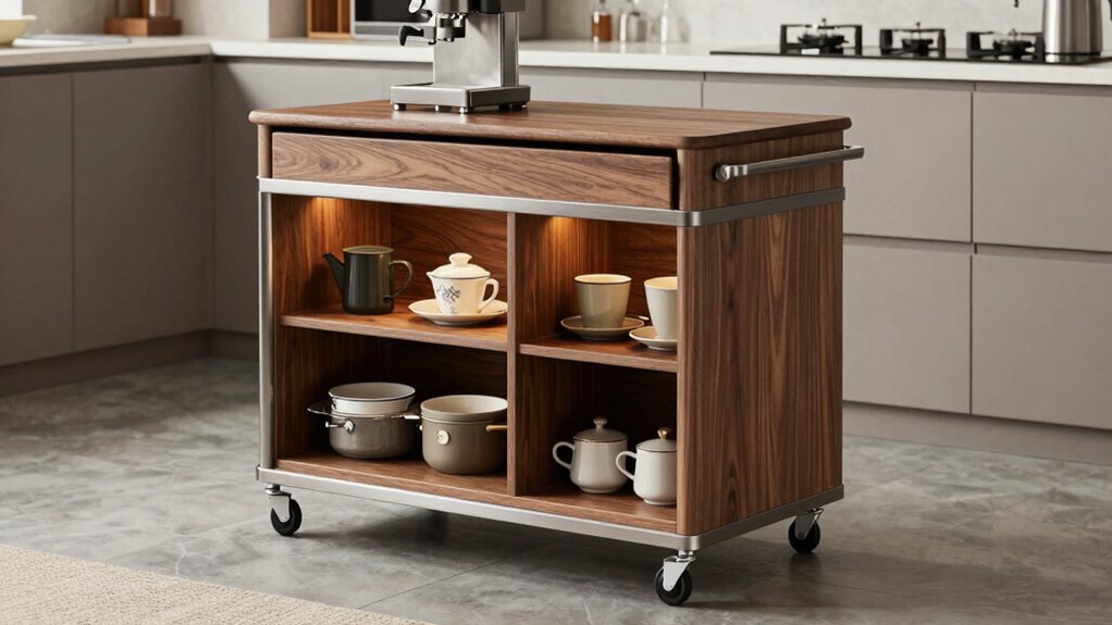espresso station cart essentials