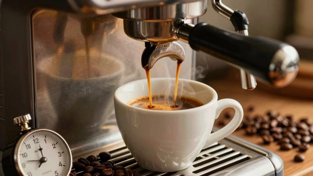 espresso timing requires flexibility