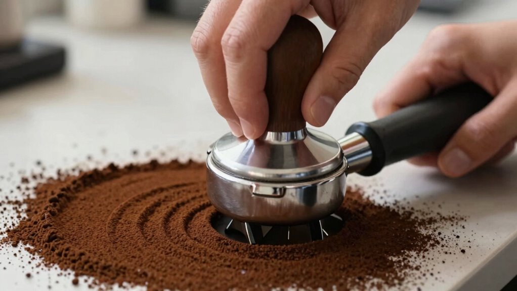 even consistent tamping technique