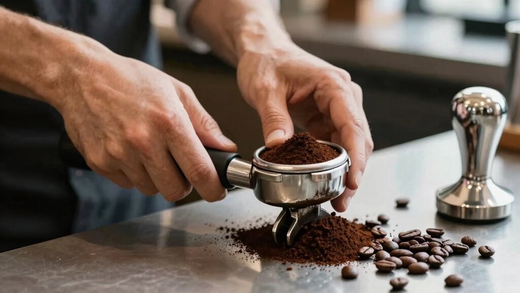 evenly distribute coffee grounds