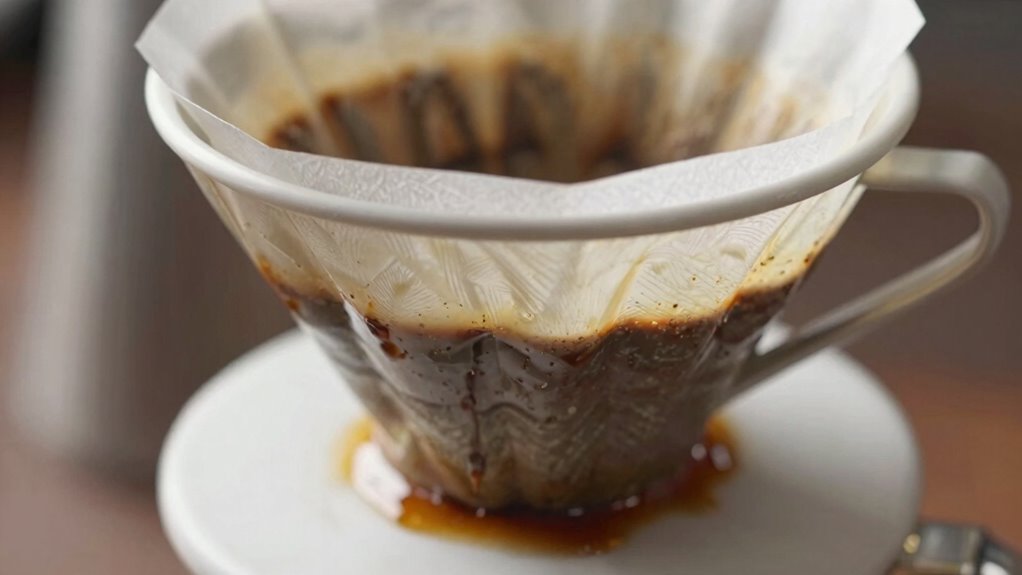 filter material influences coffee