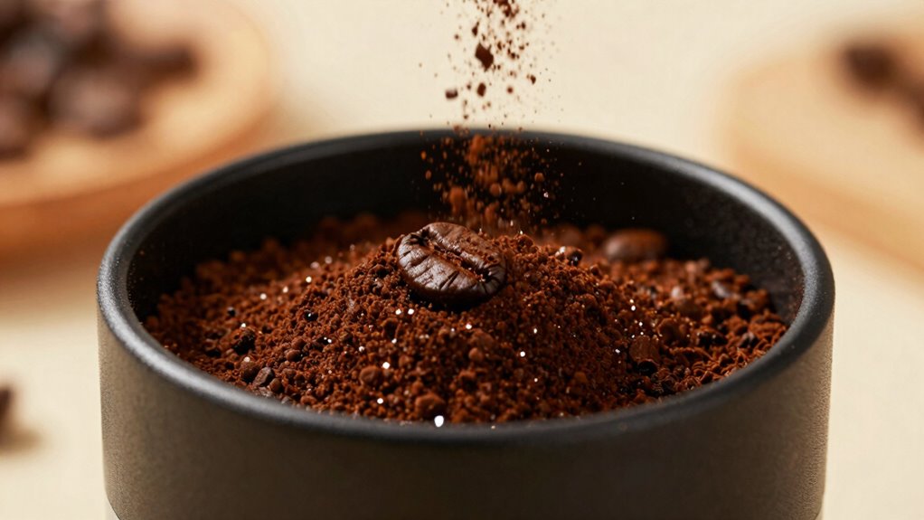 fines from coffee grinding