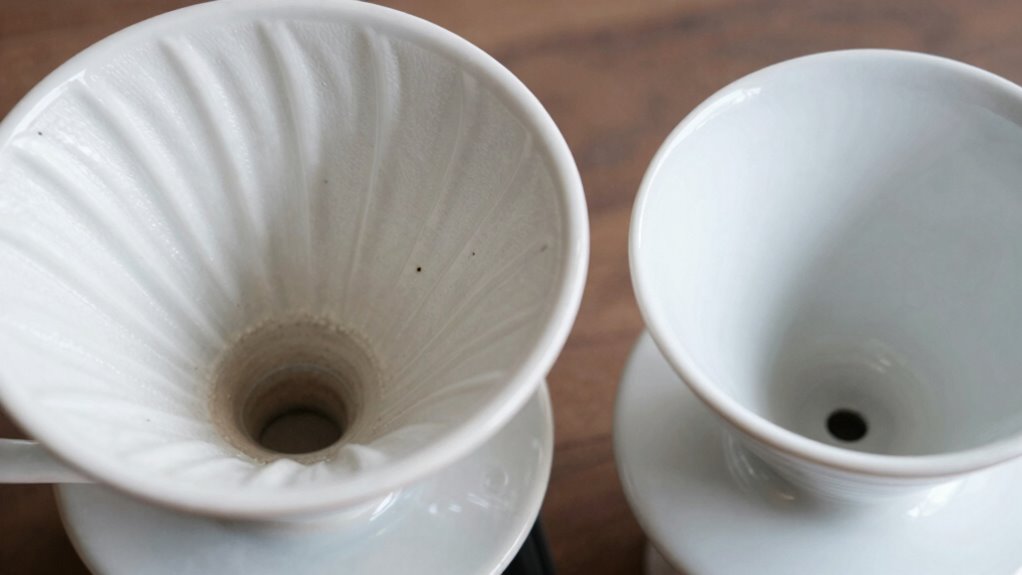 flat bed vs cone drippers