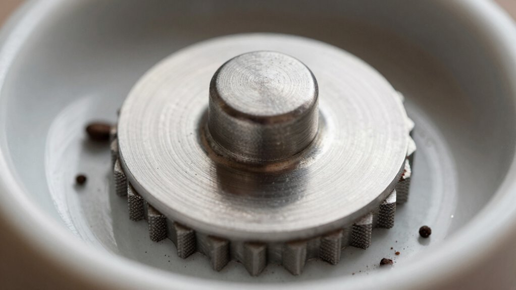 flat burr grinding precision