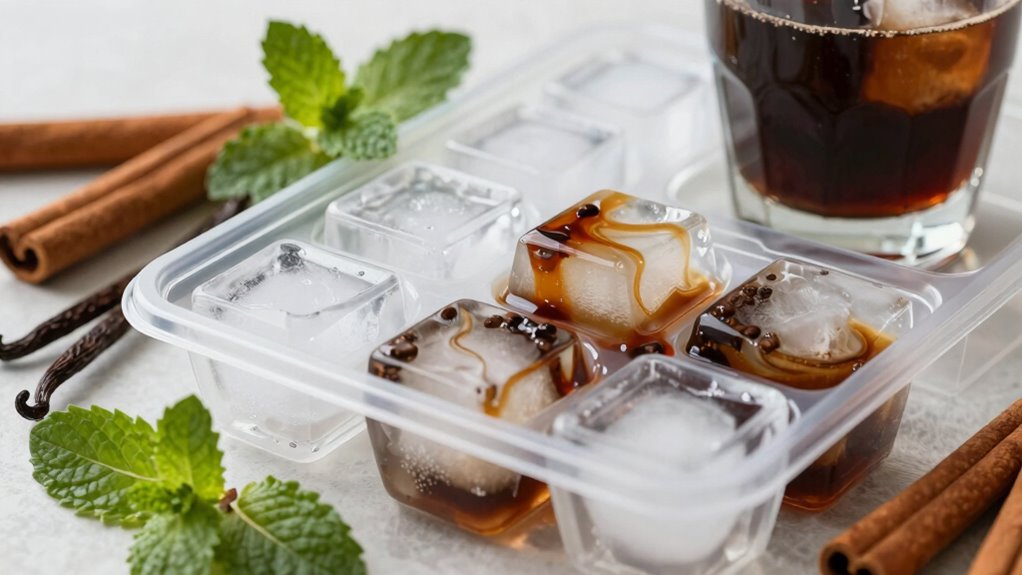 flavorful coffee ice cubes