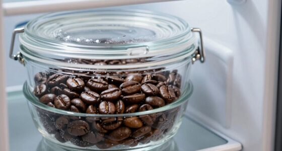freeze coffee beans easily