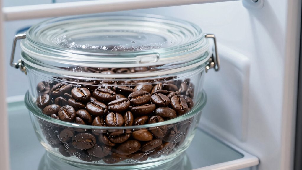 freeze coffee beans easily