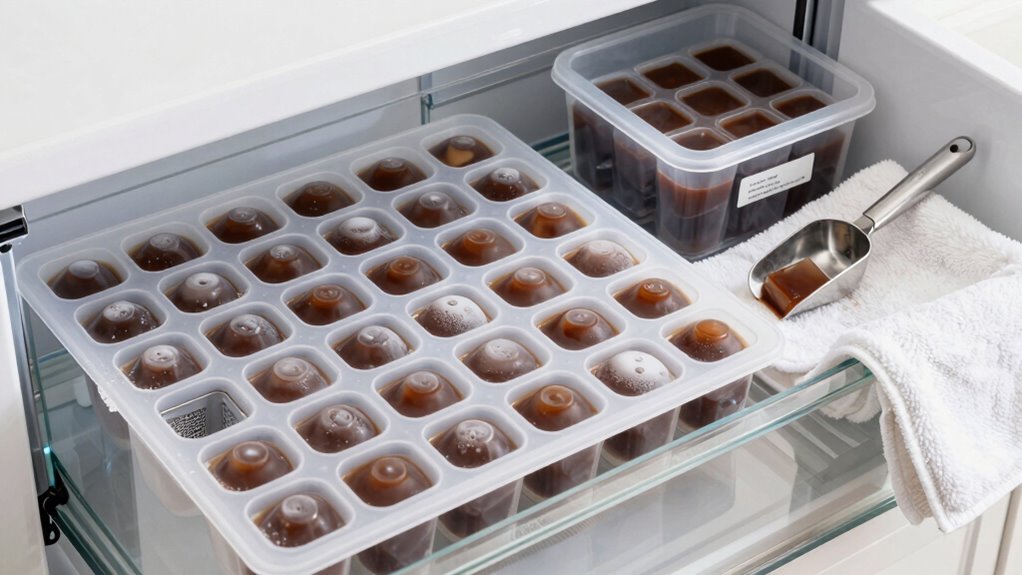 freezer organization preserves coffee freshness