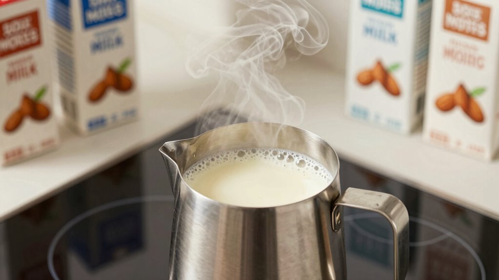 frothing friendly creamy unsweetened almond