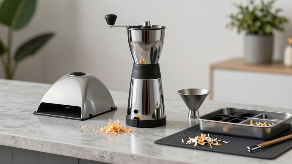 grinder accessories for mess reduction