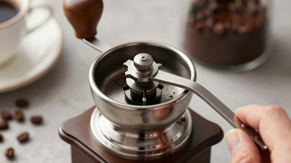 grinder alignment affects flavor