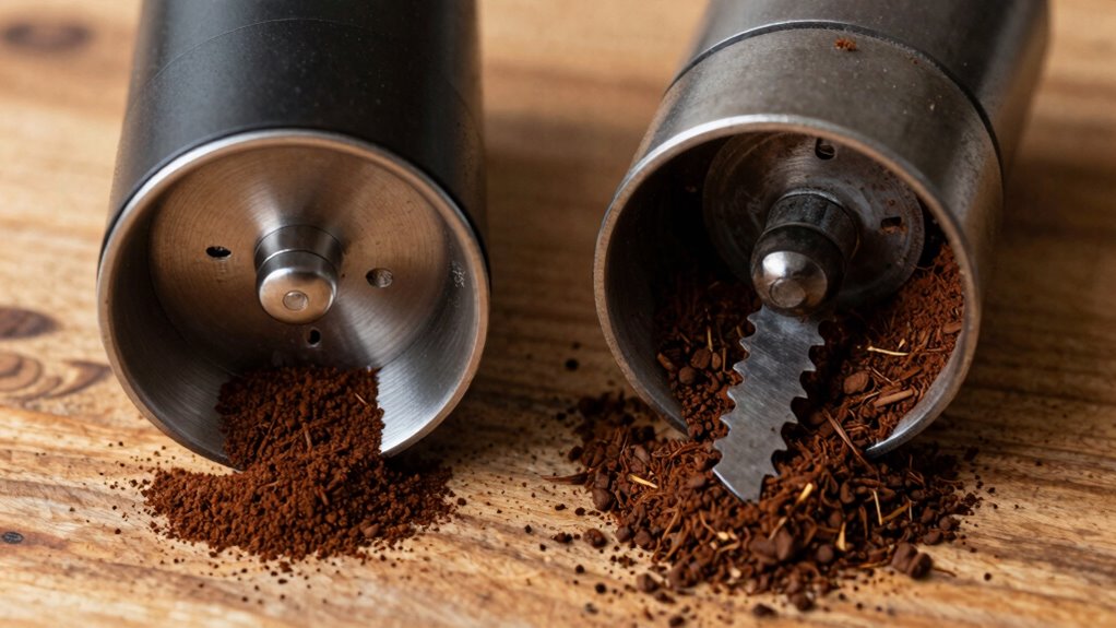 grinder type influences consistency