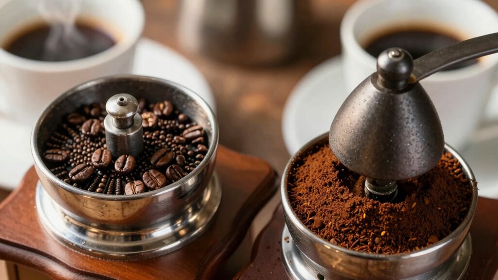 grinding influences coffee flavor