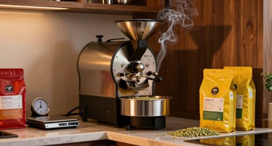 home coffee roasting smoke management