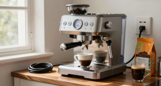 home espresso machine power