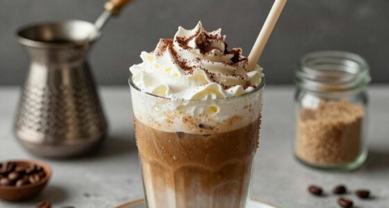 homemade headache free iced cappuccino