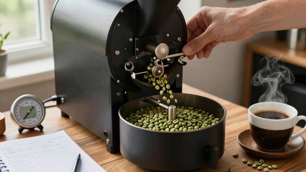 ideal home roasting batch