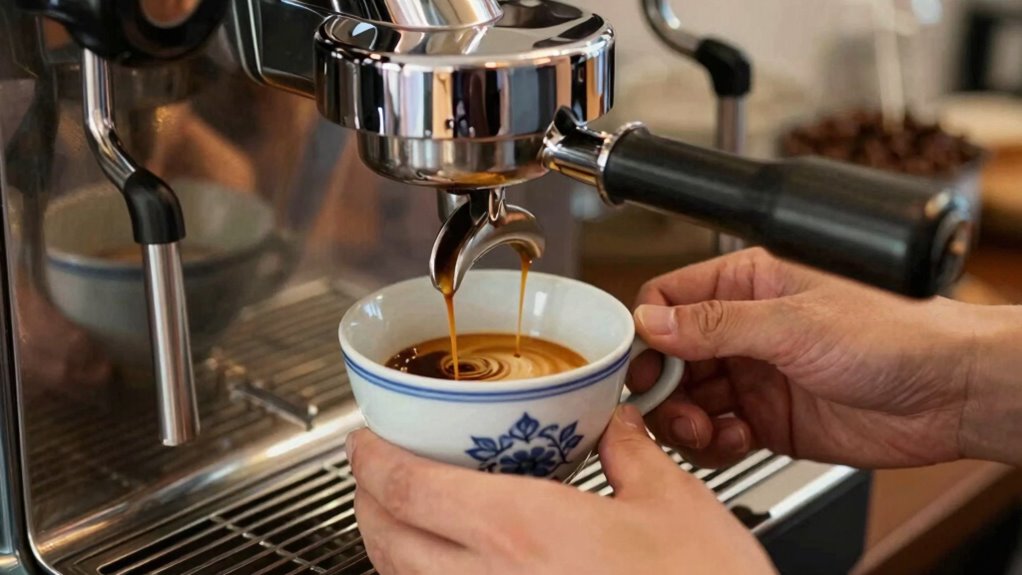 improve espresso cup clearance