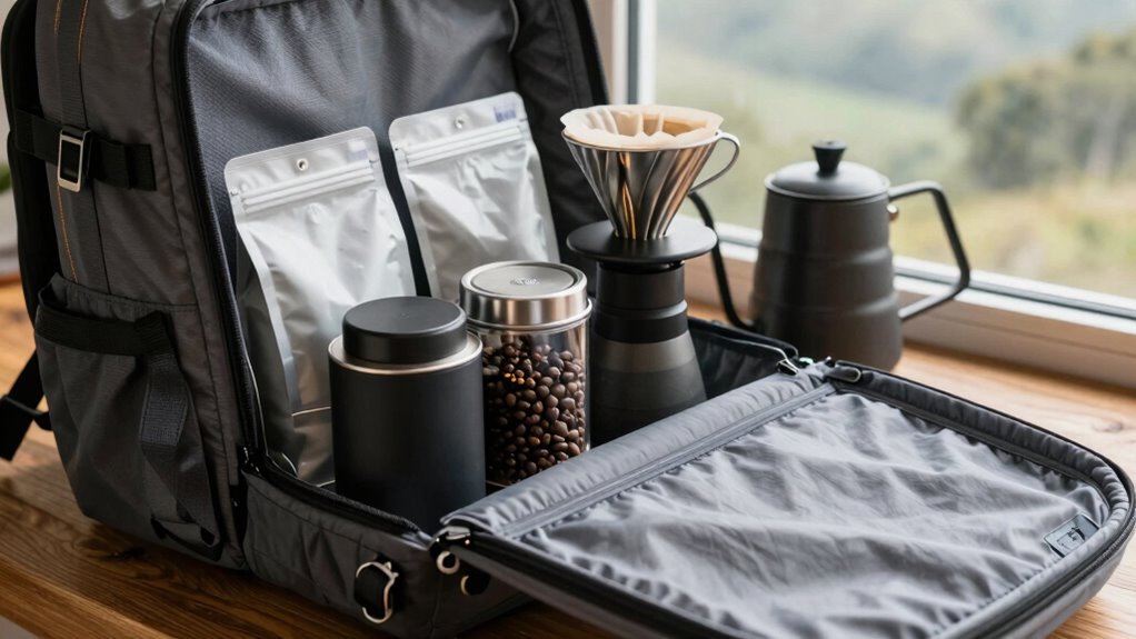 keep beans fresh during travel