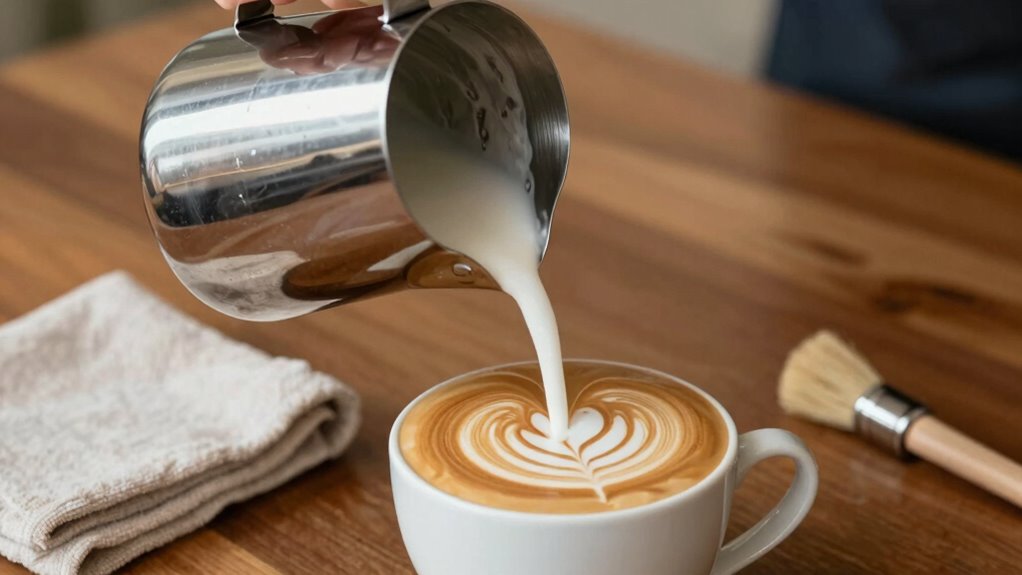 latte art equipment maintenance