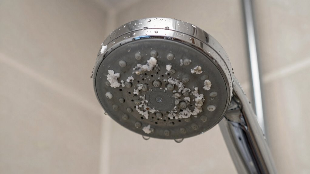 limescale damages shower performance