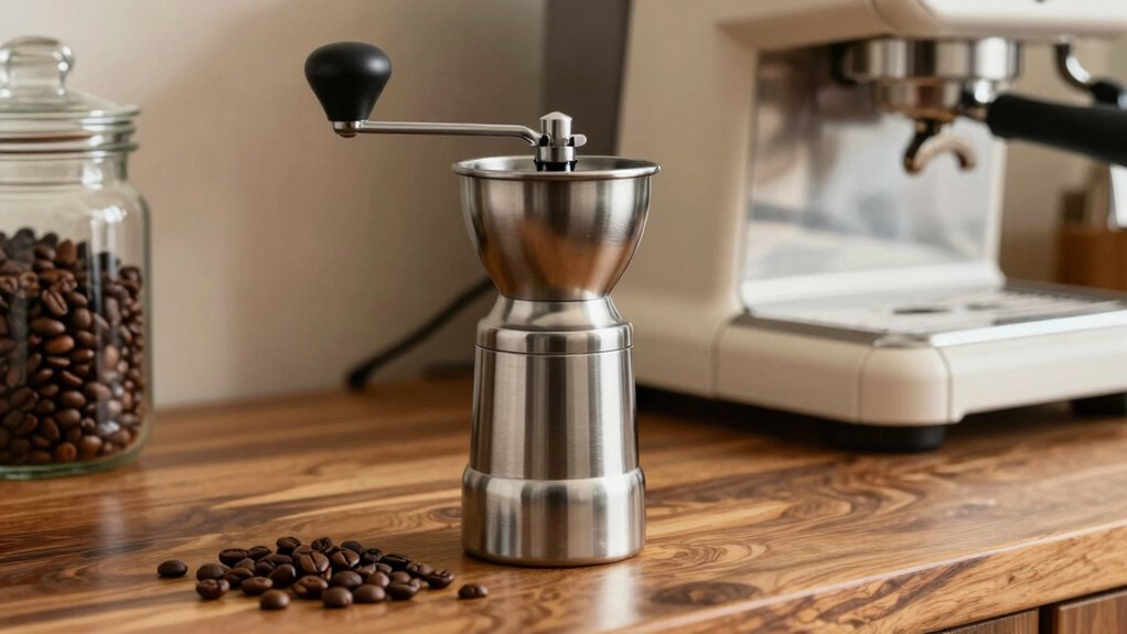 low retention grinder features