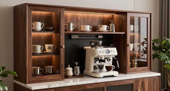 luxury coffee cabinet options
