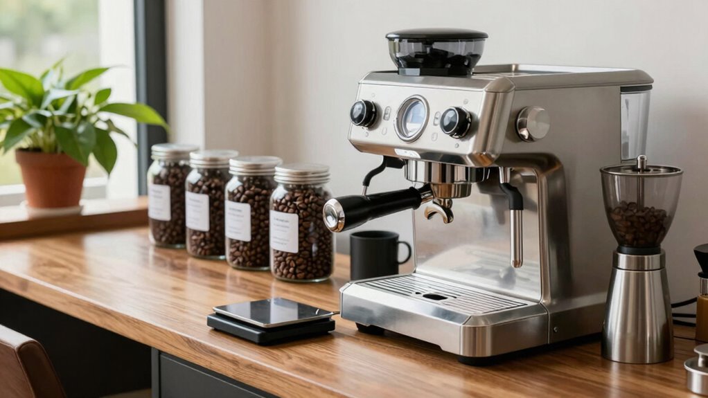 maintain a tidy coffee bar