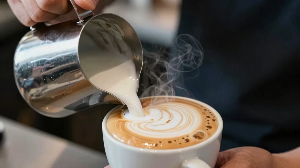 making perfect frothy milk