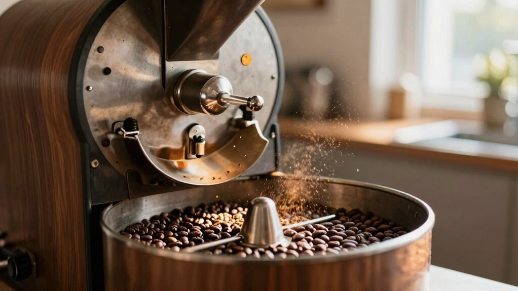 manage coffee roasting chaff