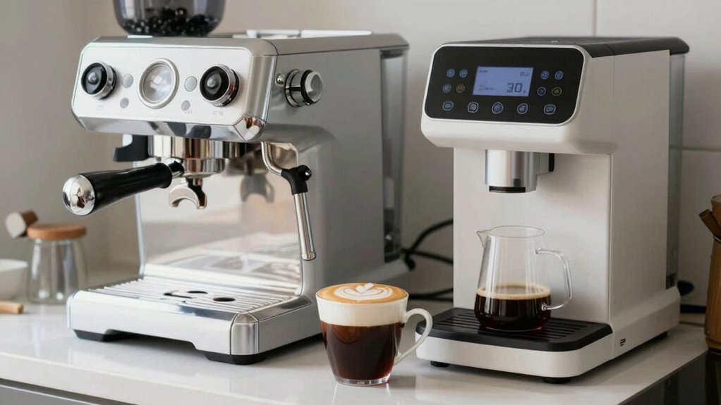 manual vs automatic espresso comparison