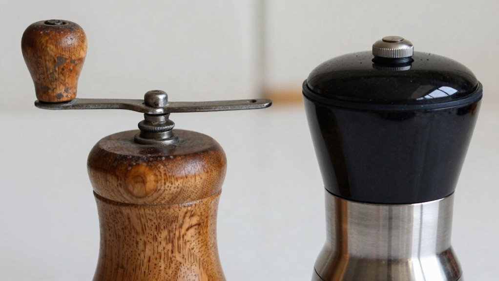 manual vs electric coffee grinders