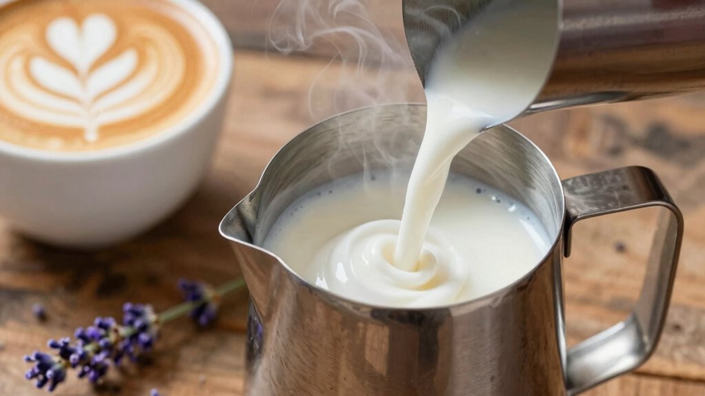 master oat milk steaming