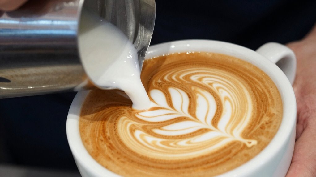 mastering milk and pouring