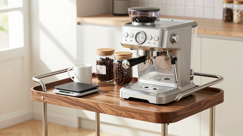 maximize coffee cart organization
