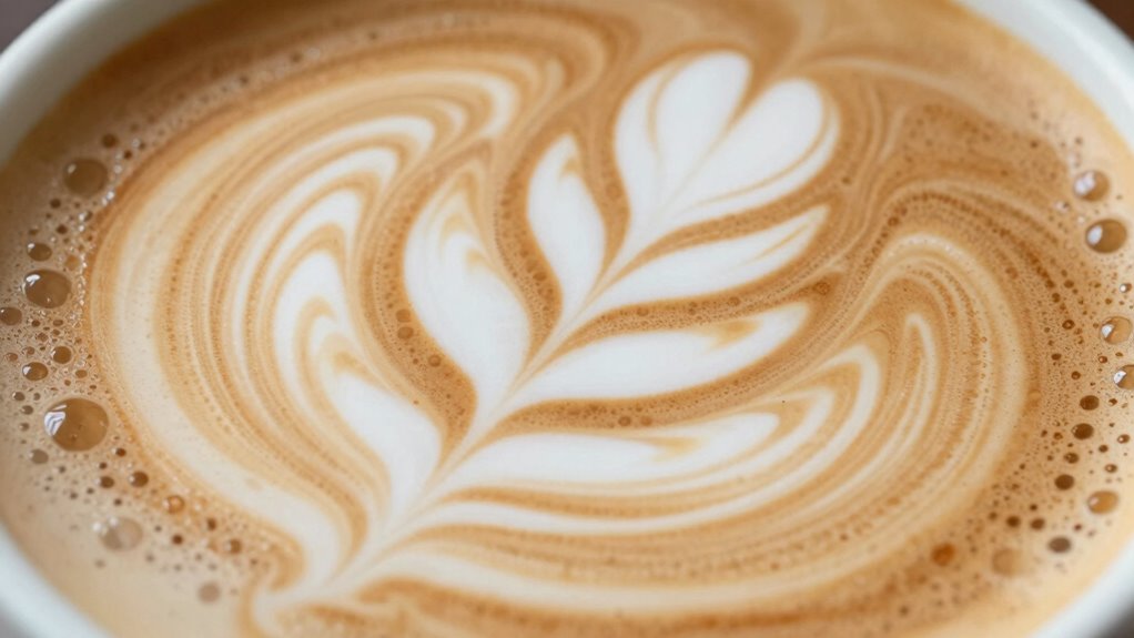 microscopic milk coffee interactions