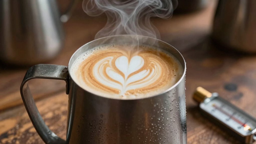 milk temperature affects froth