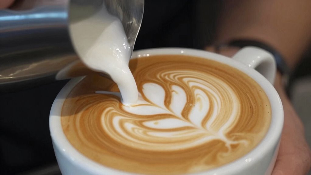 milk texture enhances latte art
