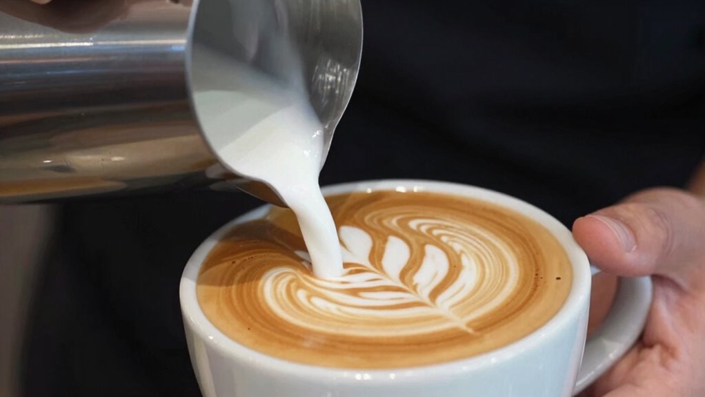 milk texture enhances latte art