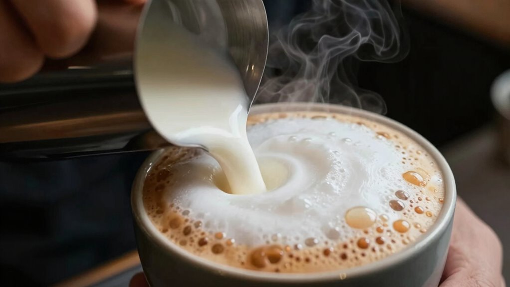 milk texture influences foam