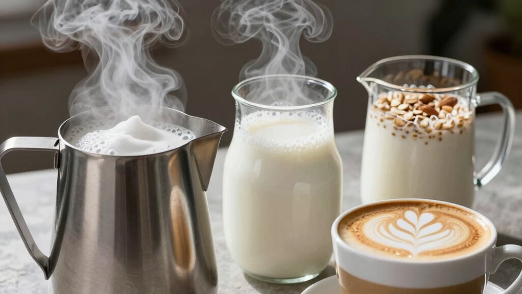 milk types influence latte experience