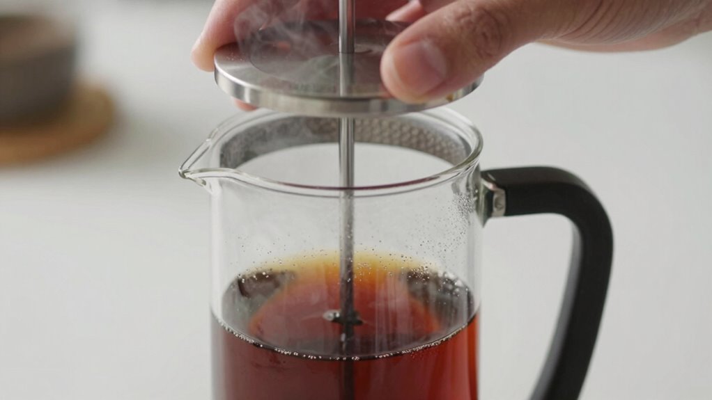 mindful french press brewing